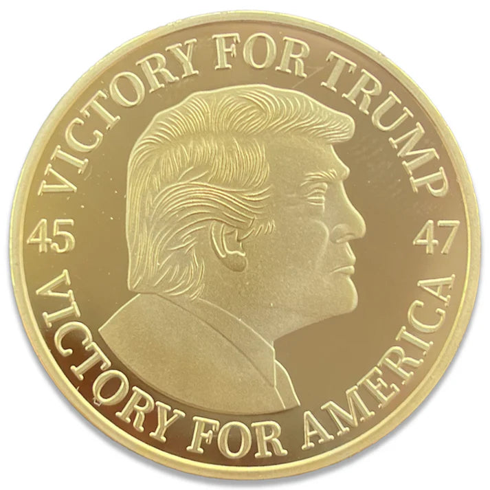 10 Trump Gold Victory Coins